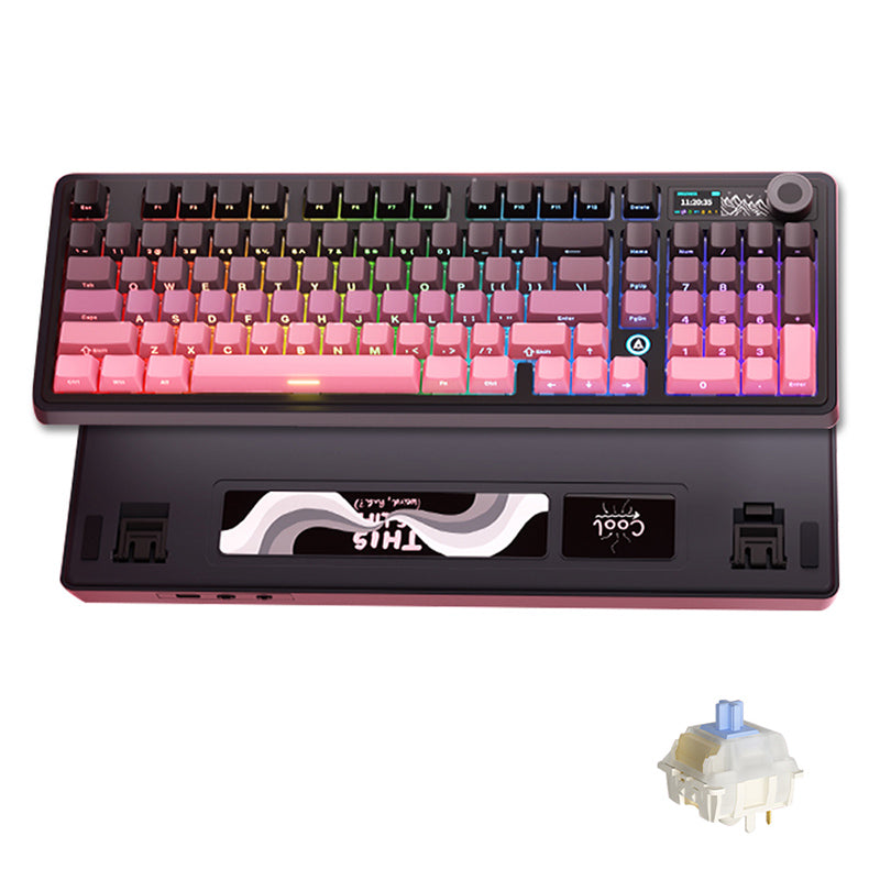 Ajazz AK980 TFT Display Wireless Mechanical Keyboard