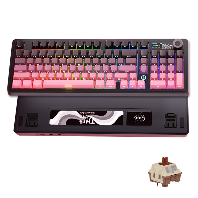 Ajazz AK980 TFT Display Wireless Mechanical Keyboard