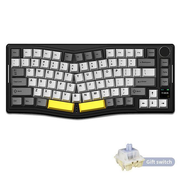 Ajazz AKS075 Wireless Mechanical Keyboard With TFT Screen