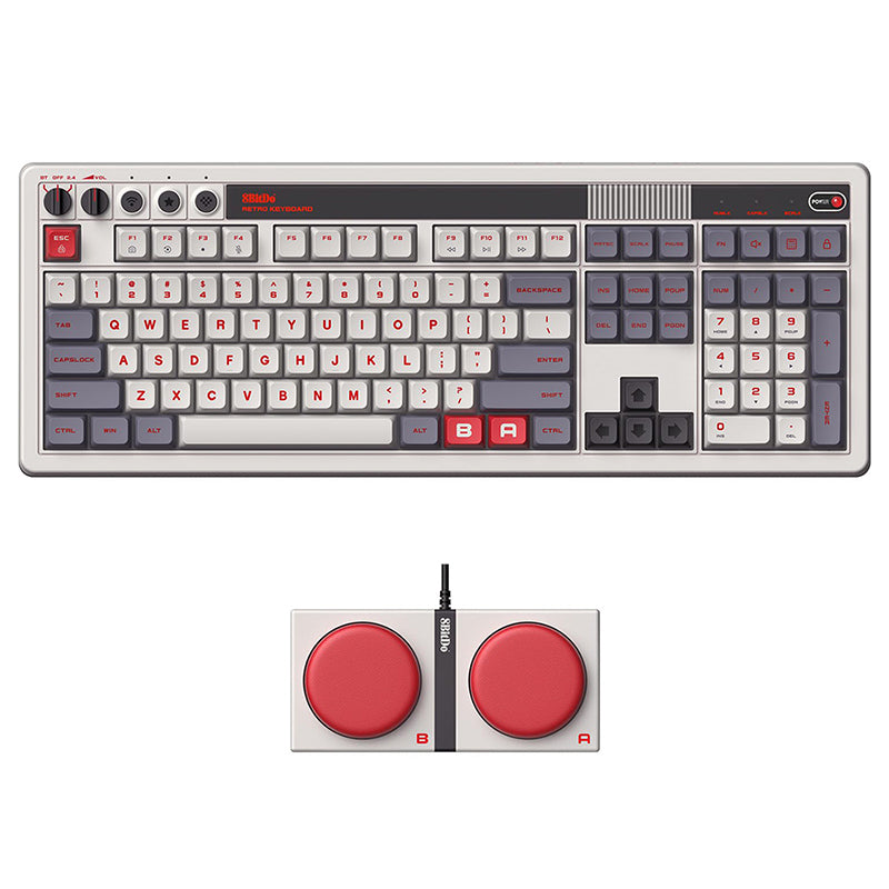 8BitDo_Retro_108_Tri-mode_Mechanical_Keyboard_gray_1