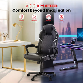 ACGAM CG-4850 Gaming Office Chair with Flexible Tilting Tension