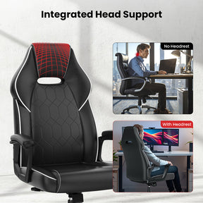 ACGAM CG-5354 Gaming Office Chair with Higher Backrest & Wider Cushion