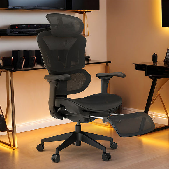 ACGAM CG-5658M Ergonomic Mesh Gaming Office Chair with 4D Adjustable Armrest