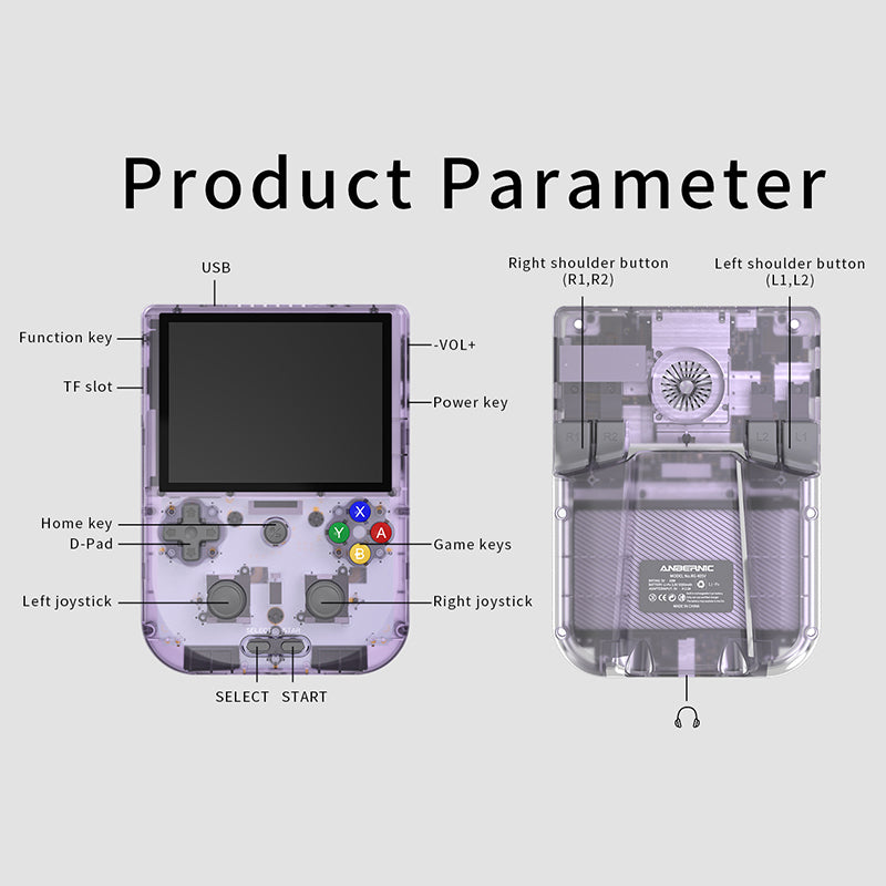 Anbernic's Game Boy-Style RG405V Shows Off Daring New Ergonomic Design