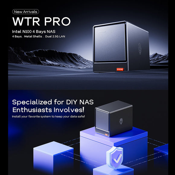 AOOSTAR WTR Pro NAS Mini PC AMD Ryzen 7 Intel N100