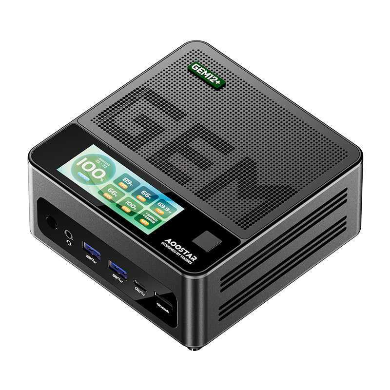 AOOSTAR GEM12+ Series Mini PC with AMD R7 PRO 8845HS & OCulink Port