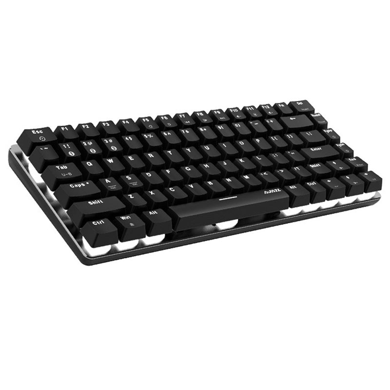 Ajazz AK33 Geek Mechanical Keyboard, 82 Keys Layout: Multi Color LED wave  effect
