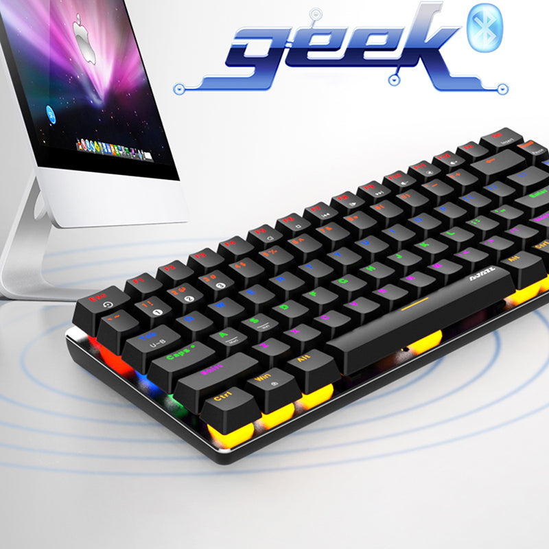 Ajazz AK33 RGB Bluetooth 4.0 Wireless Mechanical Gaming Keyboard