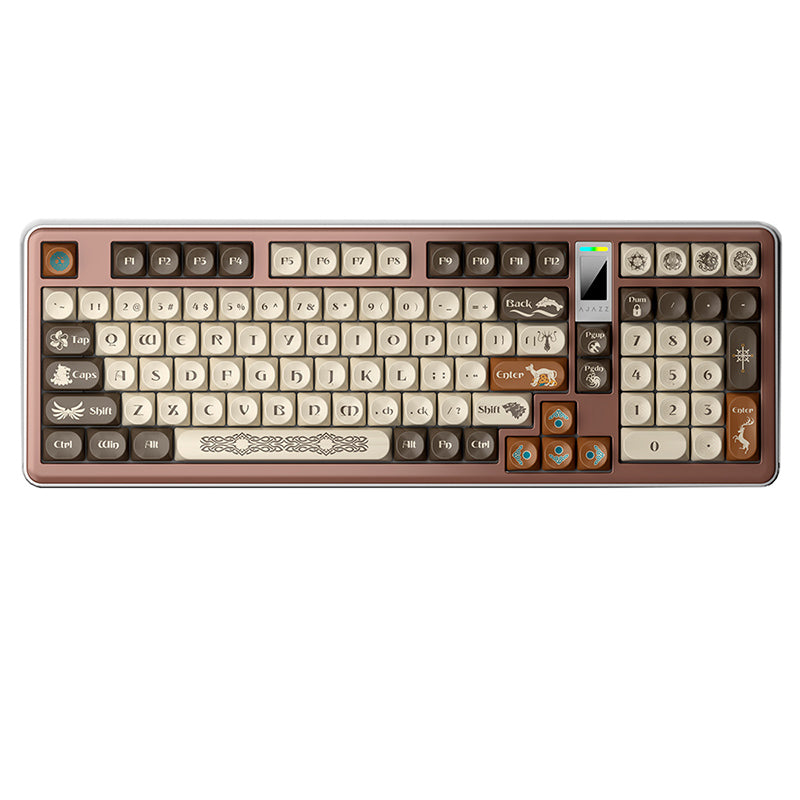 Ajazz_AC100_Aluminum_Wireless_Mechanical_Keyboard_Brown__1