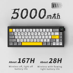 Ajazz AK650 TFT Screen Wireless Mechanical Keyboard