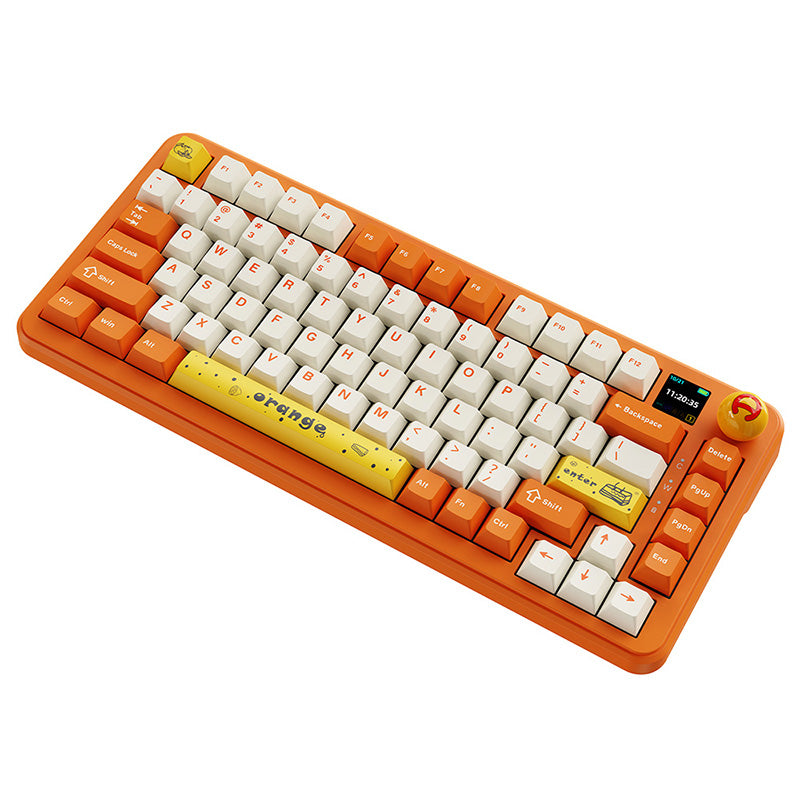 Ajazz_AK820_Max_Wireless_Mechanical_Keyboard_TFT_Display_Orange_5