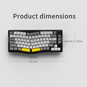 Ajazz AKS075 Wireless Mechanical Keyboard With TFT Screen