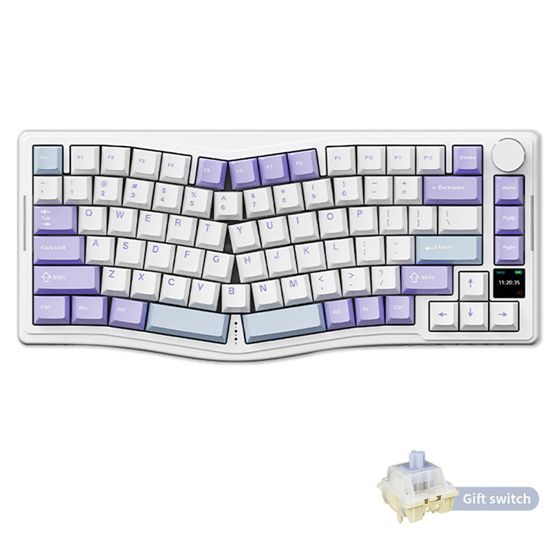 Ajazz AKS075 Wireless Mechanical Keyboard With TFT Screen