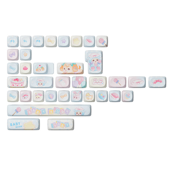 Akko Butterfly Fantasy MOA Profile Keycaps Set 140 Keys