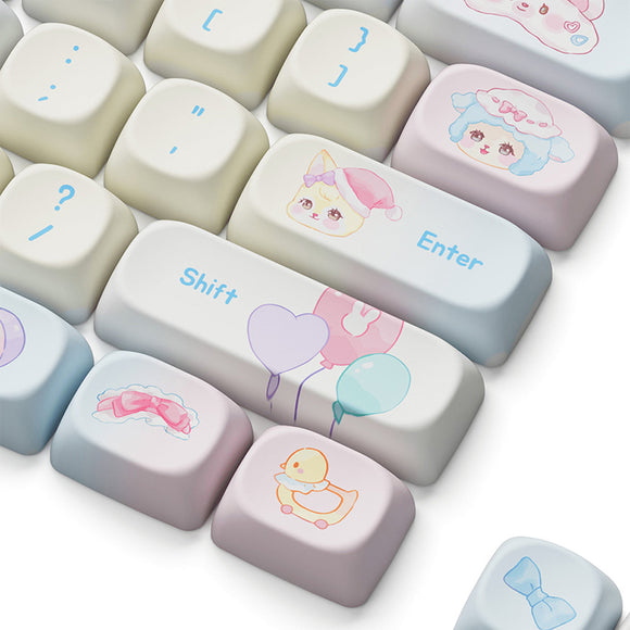 Akko Butterfly Fantasy MOA Profile Keycaps Set 140 Keys