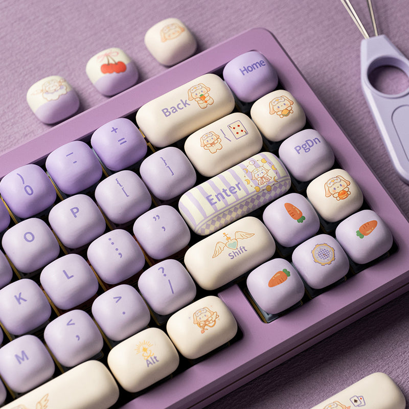 Akko Magic Lop Bunny MOG Profile Keycaps Set 146 Keys