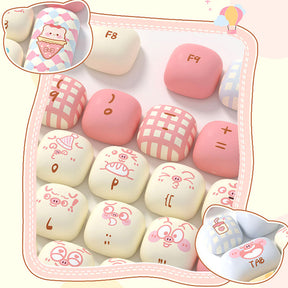 Akko Piggy Party MOG Profile Keycap Set 139 Keys