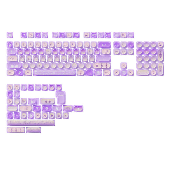 Akko Swan Sonata Pudding MOA Profile Keycaps Set 140 Keys