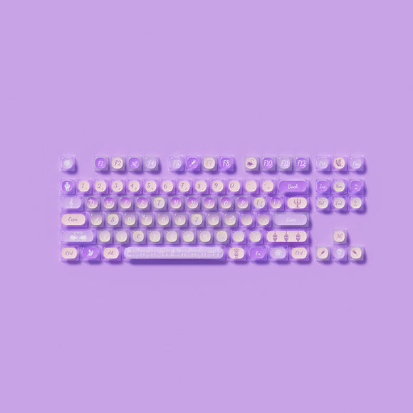 Akko Swan Sonata Pudding MOA Profile Keycaps Set 140 Keys