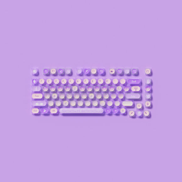 Akko Swan Sonata Pudding MOA Profile Keycaps Set 140 Keys