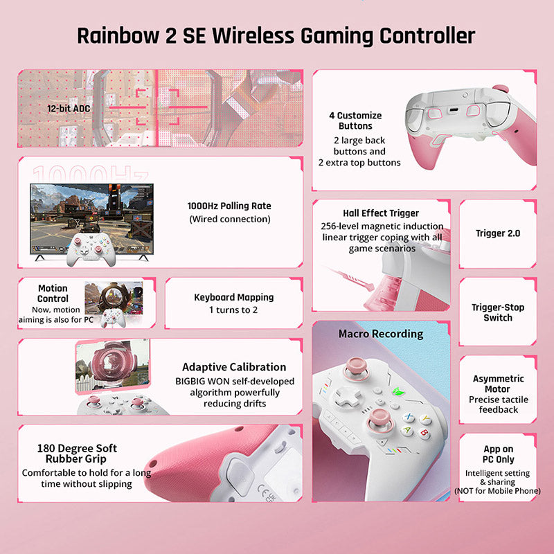 BIGBIGWONRainbow2SEGameControllerHallEffectTrigger-pink_4