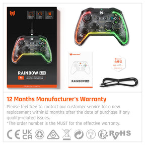 BIGBIG WON Rainbow Lite Wired Game Controller