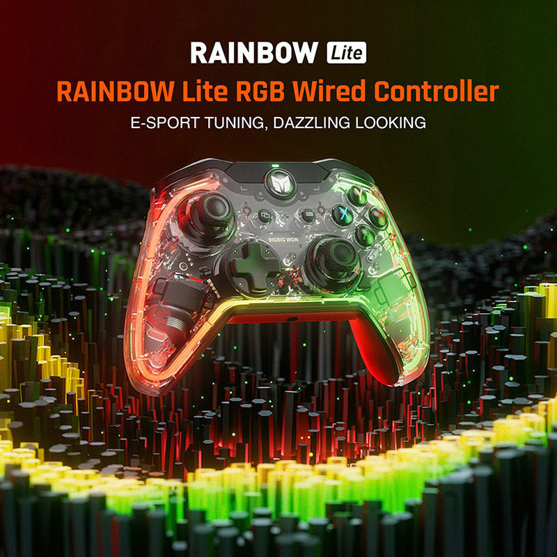 BIGBIG WON Rainbow Lite Wired Game Controller