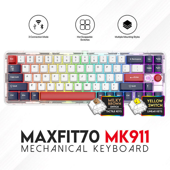 FANTECH MAXFIT70 MK911 Wireless Mechanical Keyboard