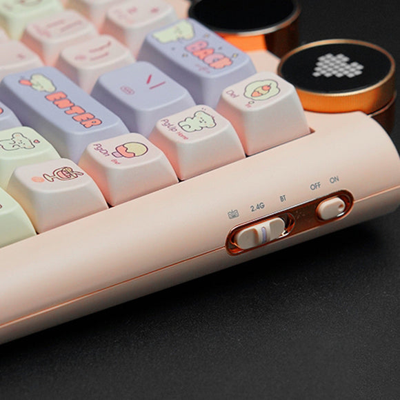 FOPATO D68 Playful & Cute Wireless Mechanical Keyboard