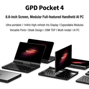 GPD Pocket 4 Handheld PC Ultra-Portable AI Modular Laptop