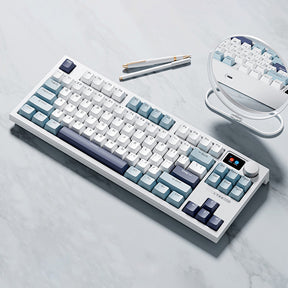 ACGAM LT84 Drahtlose mechanische Tastatur mit Bildschirm