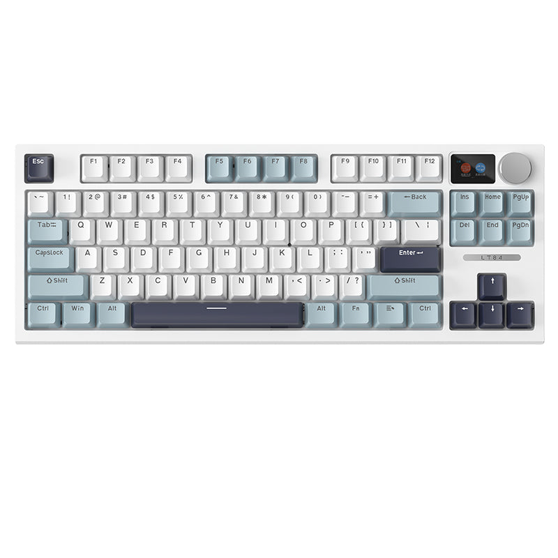 ACGAM LT84 Drahtlose mechanische Tastatur mit Bildschirm