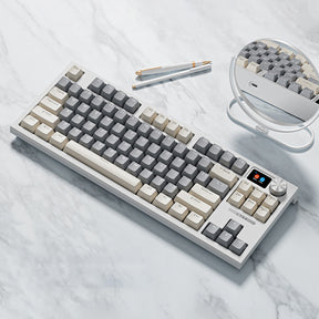 ACGAM LT84 Drahtlose mechanische Tastatur mit Bildschirm