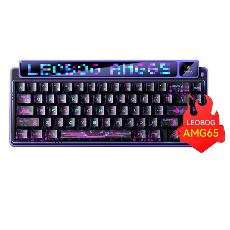 LEOBOG AMG65 Tri-mode Mechanical Keyboard LED Intelligent Screen