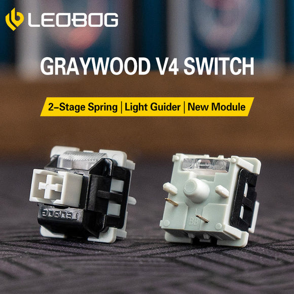 LEOBOG Graywood V4 Linear Switches 100pcs