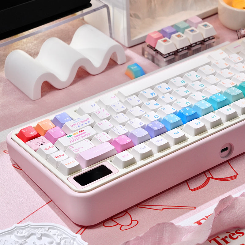 LOERENT_Macaron_Dancer_Keycap_Set_pink_8