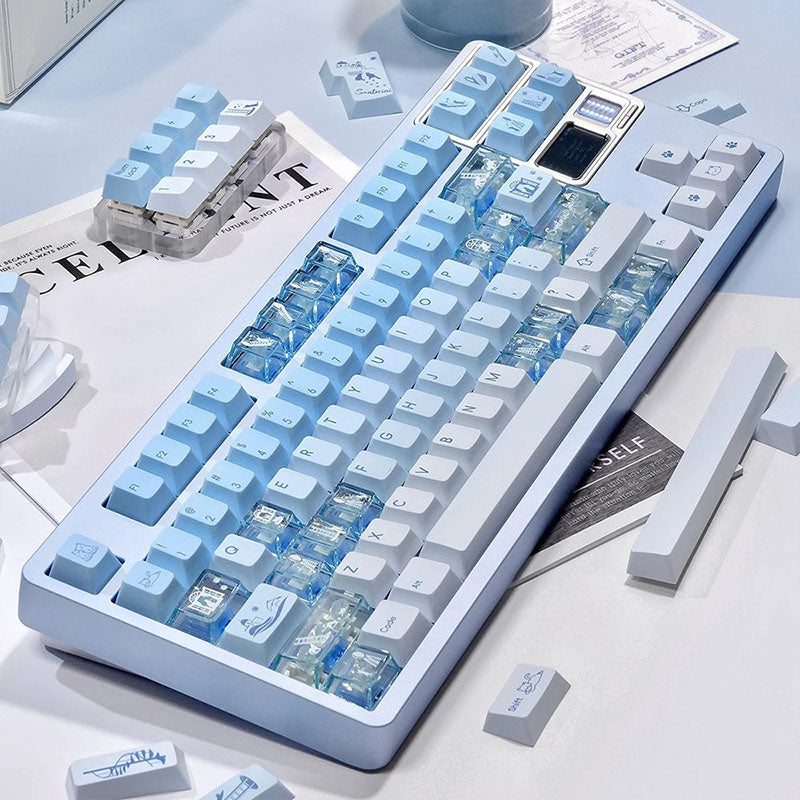 LOERENT_Santorini_s_Cat_Keycap_Set_10