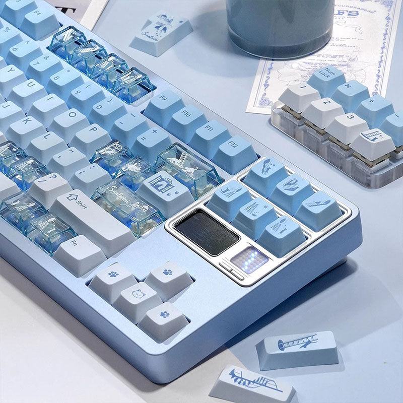 LOERENT_Santorini_s_Cat_Keycap_Set_12