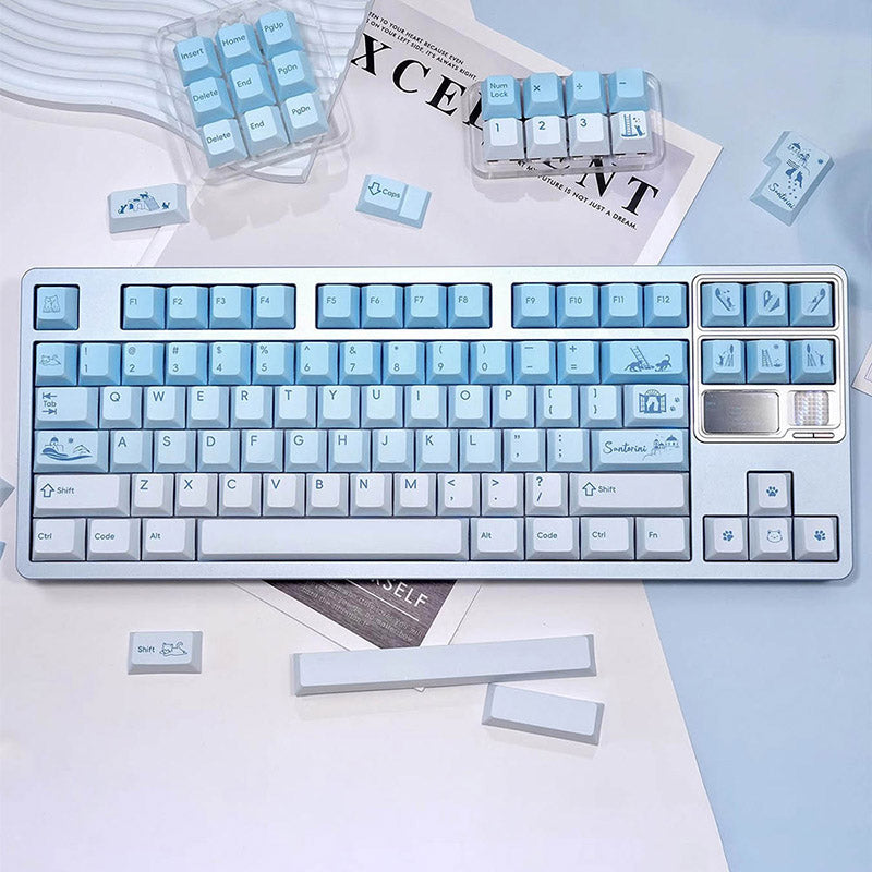 LOERENT_Santorini_s_Cat_Keycap_Set_8