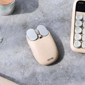 LOFREE Wavy Chips Milk Tea Dual-Mode Wireless Mouse