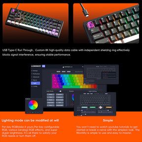 Black Myth Wukong Recommended Gaming Keyboard | LUMINKEY Magger 68 HE Aluminum Gaming Keyboard