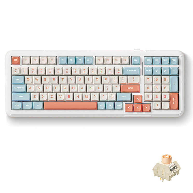 MCHOSE K99 kabellose mechanische Tastatur mit Dichtung