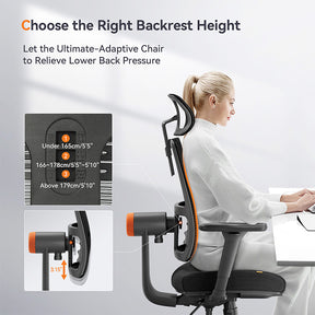 NEWTRAL MAGICH003 Ergonomic Office Chair with Adaptive Lower Back Support