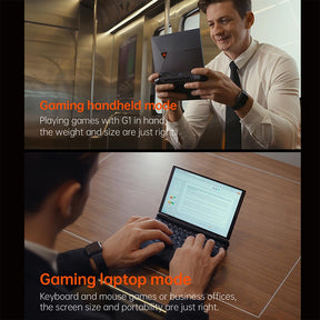 One Netbook OneXPlayer G1 Handheld Gaming PC AMD Ryzen AI 9 HX 370 with Detachable Magnetic Keyboard
