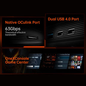 One Netbook OneXPlayer G1 Handheld Gaming PC AMD Ryzen AI 9 HX 370 with Detachable Magnetic Keyboard