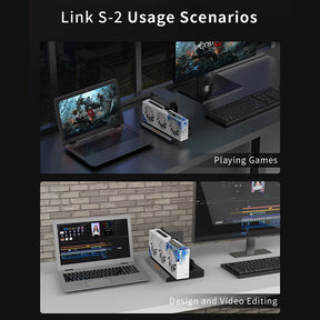 PELADN Link S-1/ Link S-2 eGPU Dock with Open Cooling Design