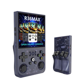 R36 Max Handheld Game Console with 4" Screen Linux System