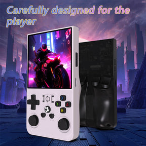 R36 Max Handheld Game Console with 4" Screen Linux System