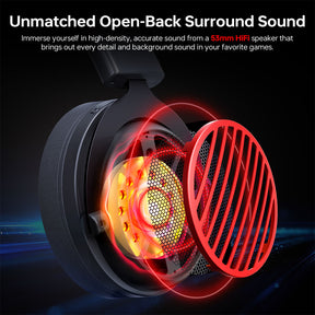 Redragon H540 7.1 Surround Sound Open-Back Wired Gaming Headset