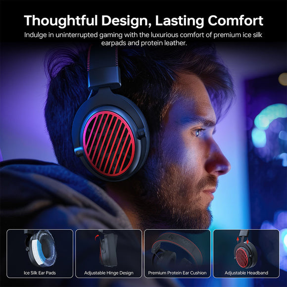 Redragon H540 7.1 Surround Sound Open-Back Wired Gaming Headset